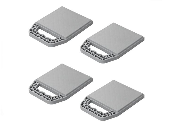 Placas de apoyo con asa - 4 piezas