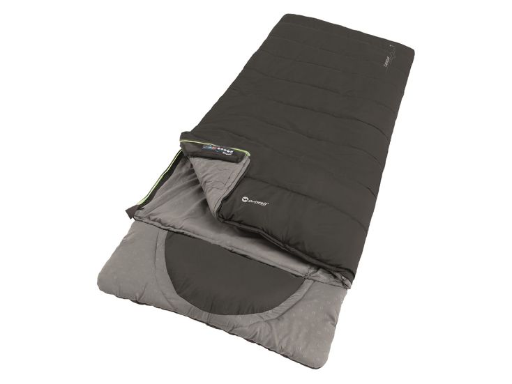 Outwell Contour Midnight black saco de dormir izquierdo