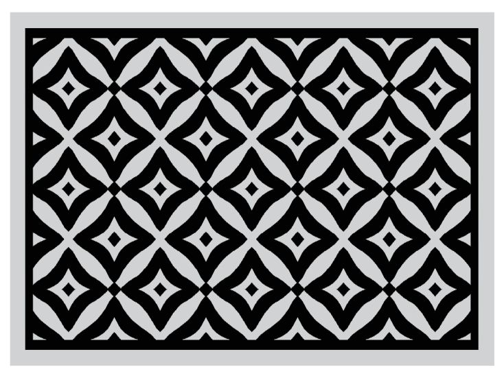 Obelink Patio Mat Cube alfombra de tienda de 370 x 270 cm