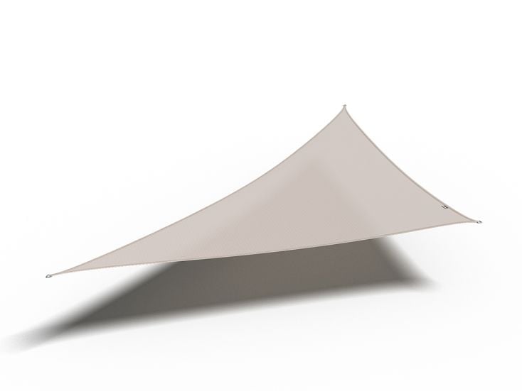 Platinum Coolfit lona triangular para sombra 90° de 4 m greige