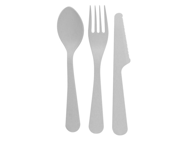 Point-Virgule PLA juego de cubiertos de 3 piezas - Light Grey