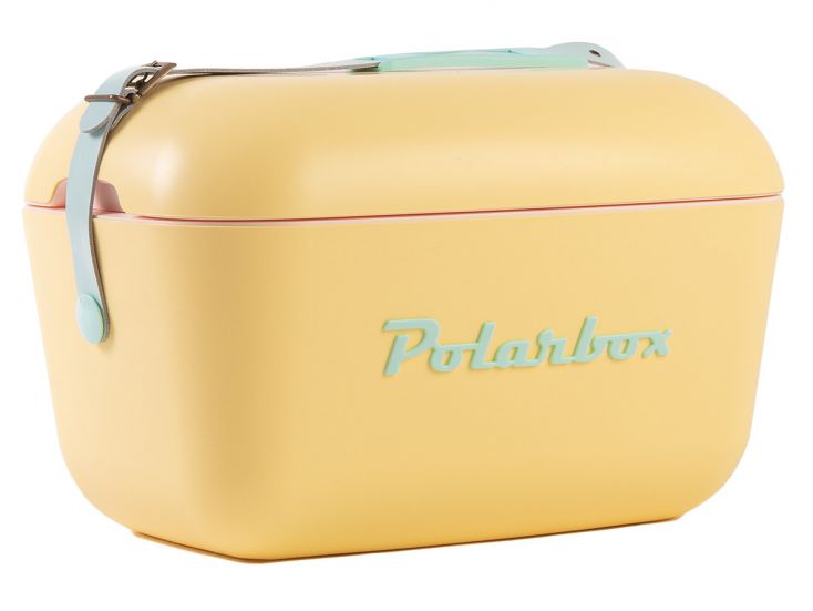Polarbox Vintage Retro amarilla 20 l nevera portátil