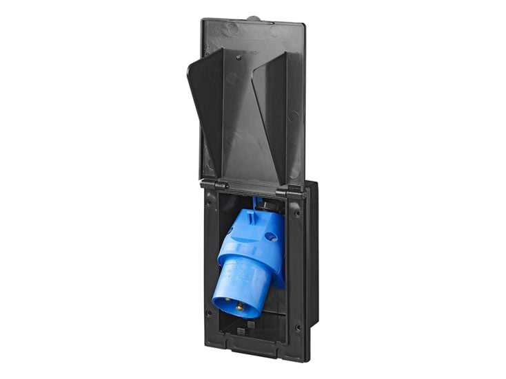 ProPlus CEE tomacorriente rectangular de pared - Black