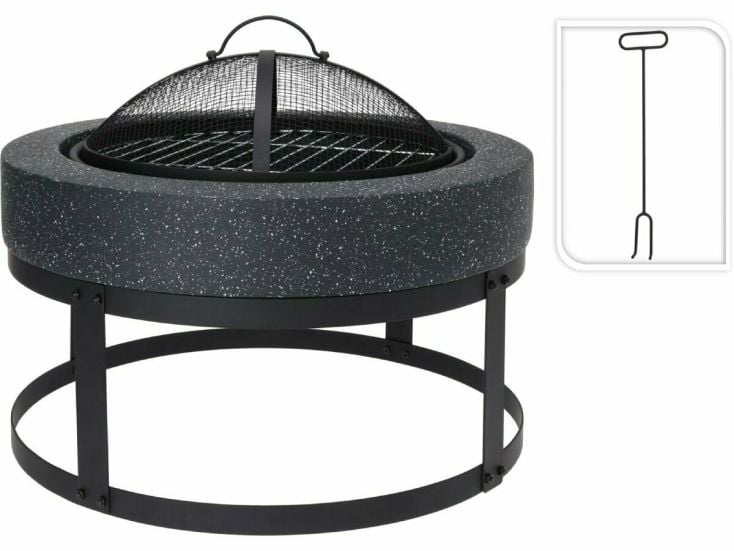 Pro Garden barbacoa brasero de Ø 50,5 cm