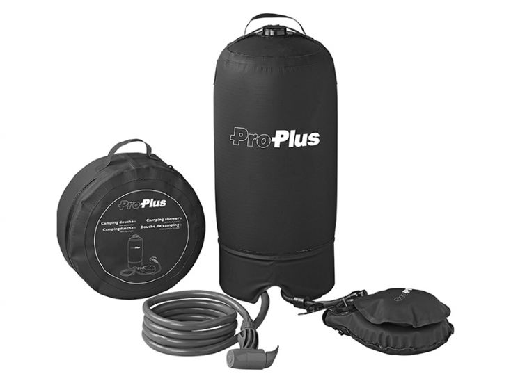 ProPlus ducha de camping con bomba de pedal