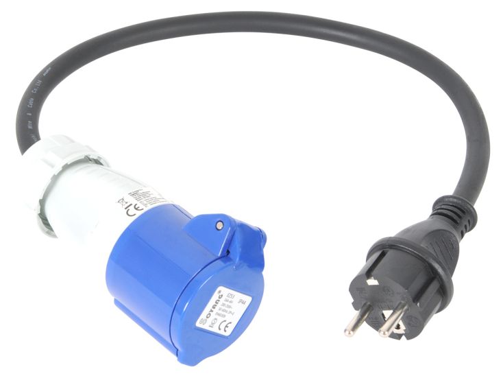 Cable adaptador ProPlus 2,5mm² de enchufe Schuko a CEE