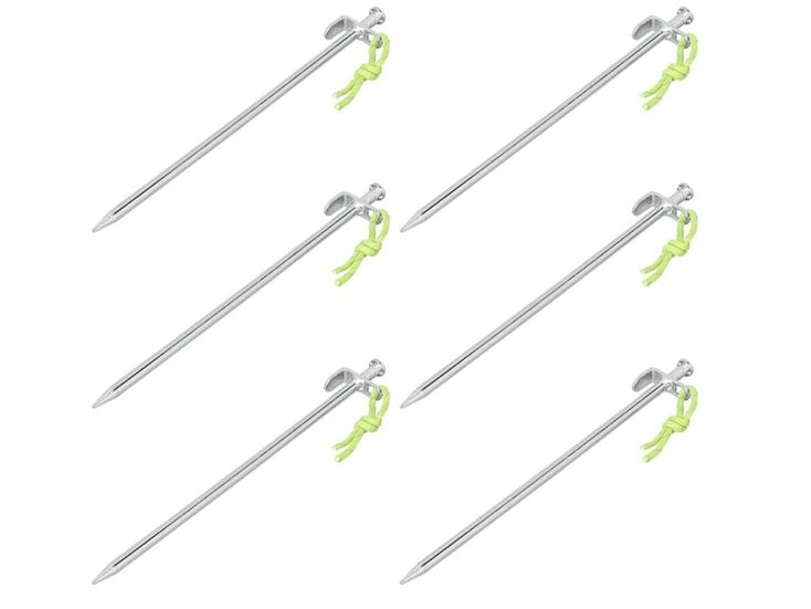 ProPlus Estacas para roca Heavy con gancho en forma de L 30 cm