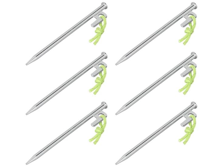 ProPlus Estacas para roca Heavy con gancho en forma de P 20 cm