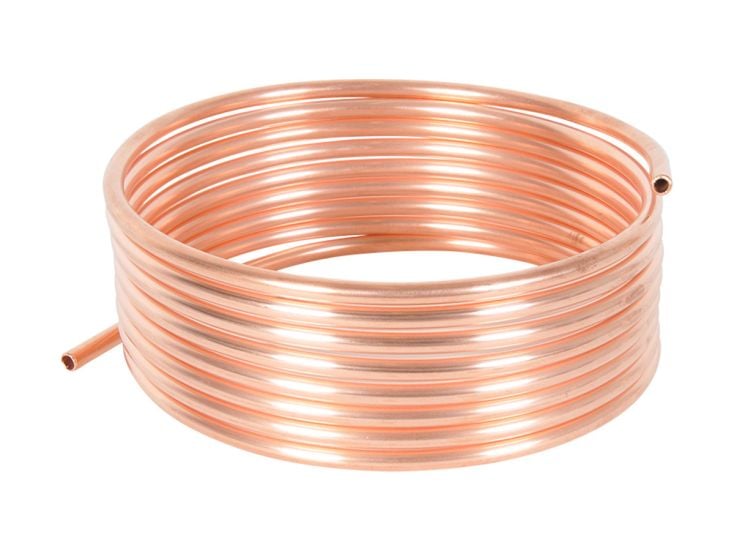 Obelink tubería de gas de cobre de 8 mm - 5 m de largo