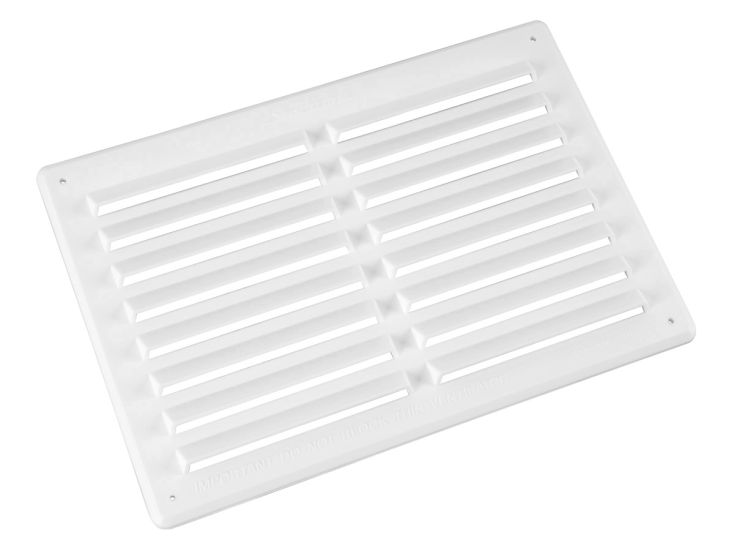 Estructura rectangular de rejilla de ventilación