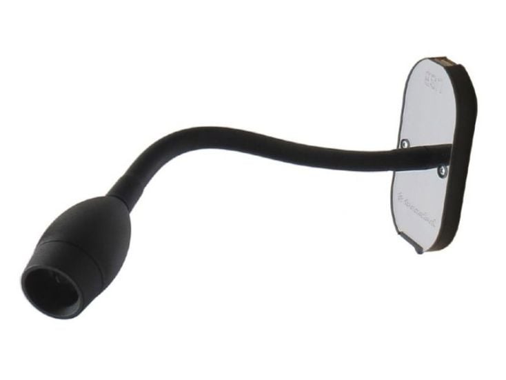 Foco de superficie USB flexible Travelleds - negro