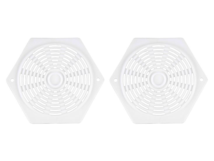 Rejillas de ventilación hexagonales - White
