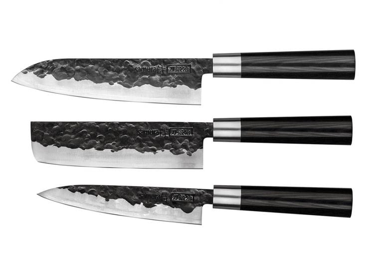 Samura Blacksmith set de cuchillos de tres piezas
