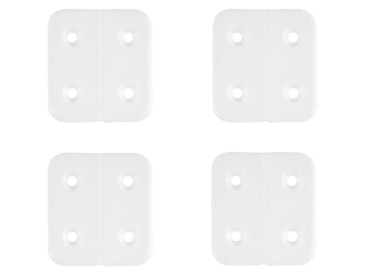 Bisagras de plástico - White