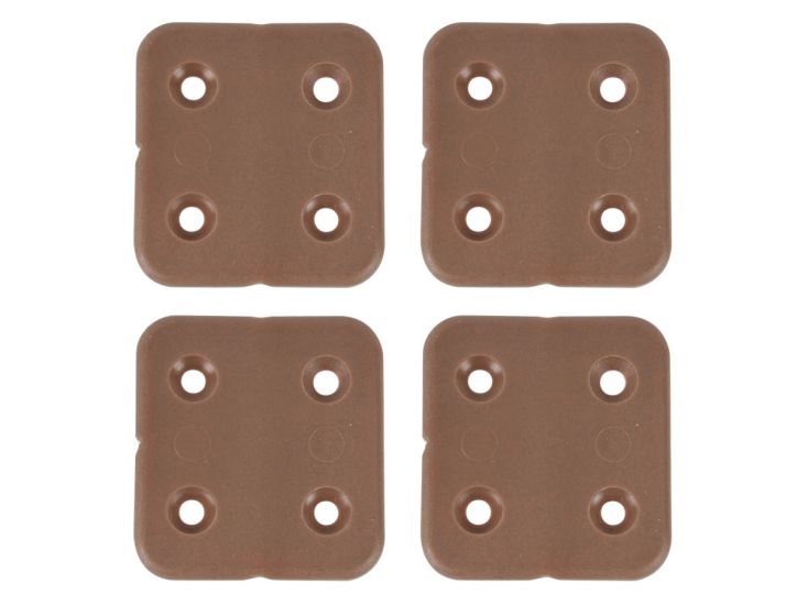 Obelink bisagras de plástico - Brown