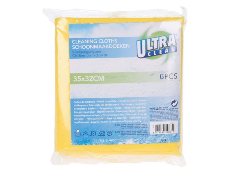 UltraClean set de 6 paños de limpieza