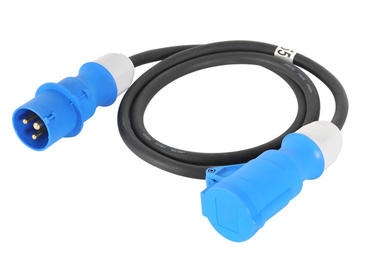 Schwabe prolongador de cable CEE de 1,5 m 2,5 mm²
