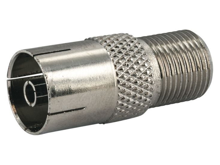 Schwaiger enchufe F y adaptador coaxial