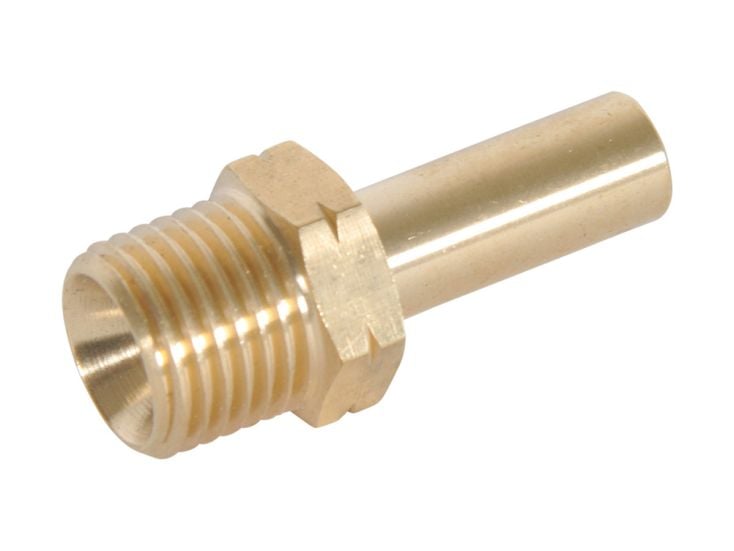 Obelink adaptador izquierdo de tubería de gas x 1/4"