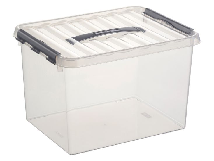 Sunware Q-line caja de almacenamiento con asa - 22 litros