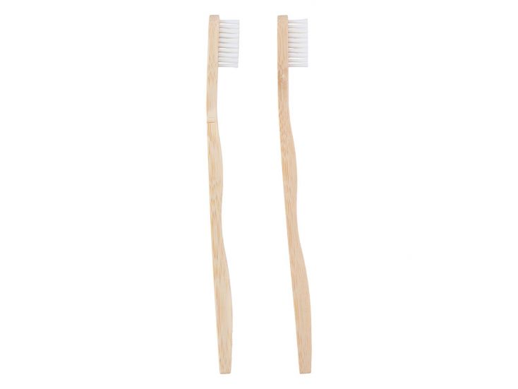 Set de 2 cepillos de dientes de bambú