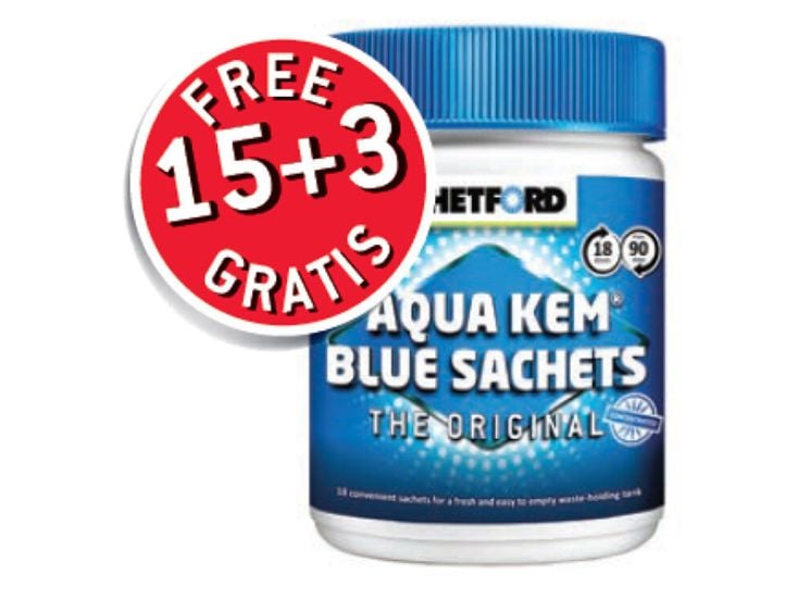 Thetford Aqua Kem Blue Sachets 15 +3 bolsitas
