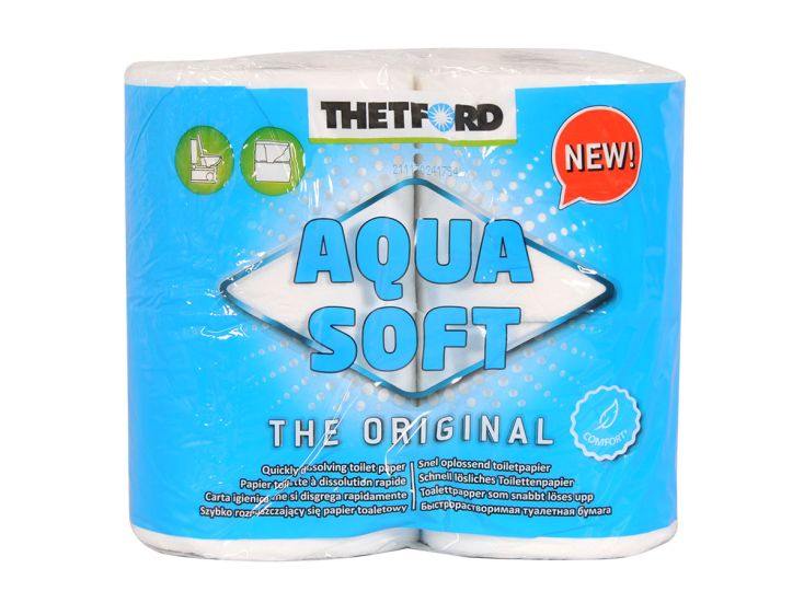 Thetford Aqua Soft papel higiénico - 4 unidades