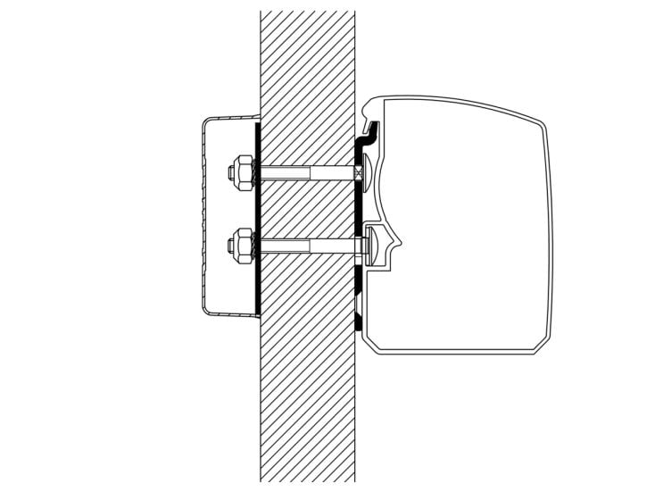 Thule adaptador 3200 Flat Wall