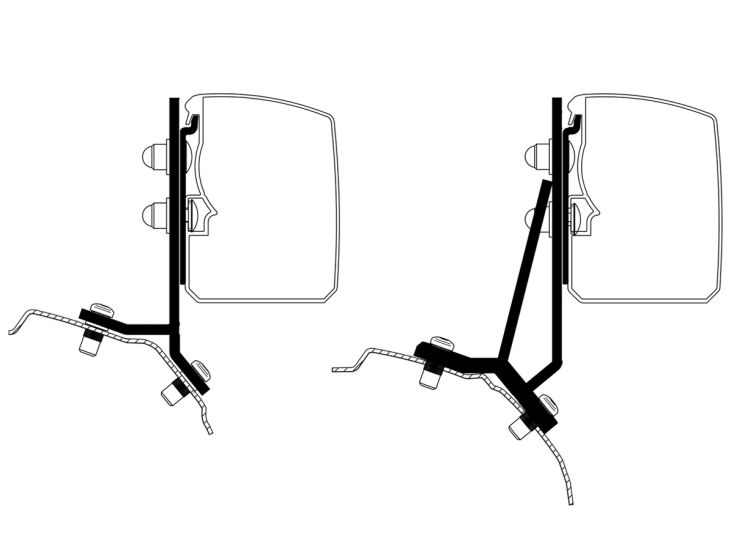 Thule adaptador 3200 Ford Transit/Tourneo Custom