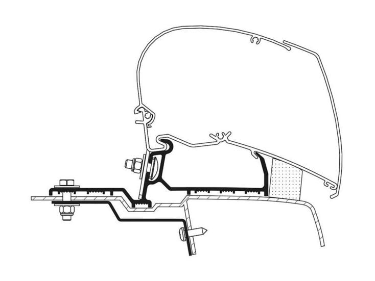 Thule adaptador Master Movano > 2010 Thule adaptador Master Movano > 2010