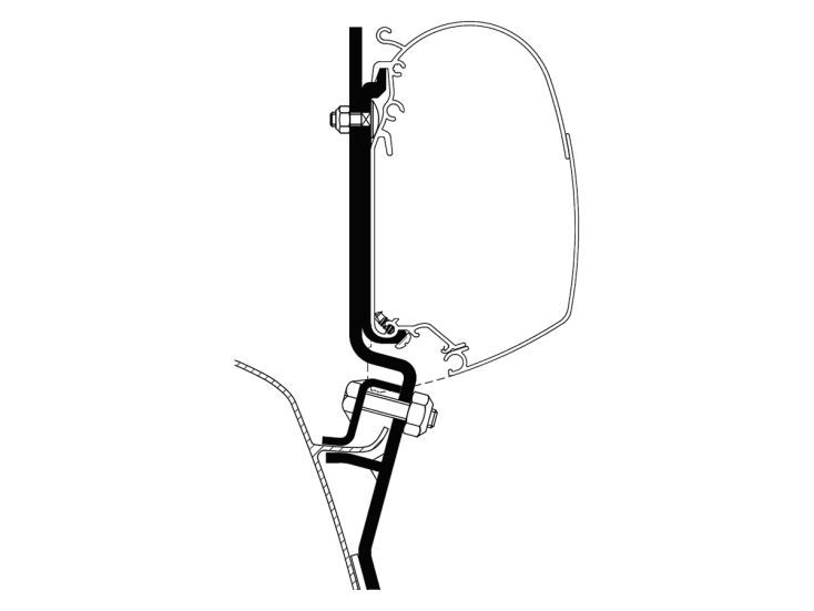 Thule adaptador VW T2 & T3