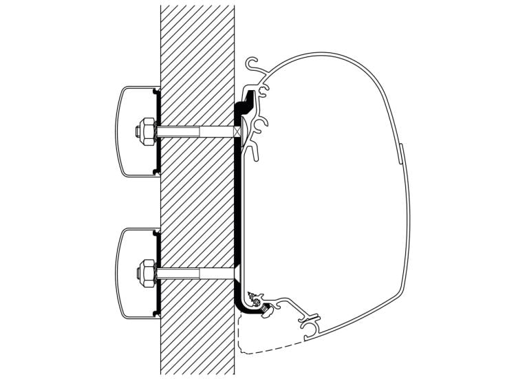 Thule Flat adaptador Serie 5 75 cm