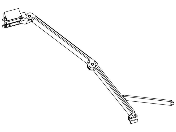 Thule Omnistor brazo plegable izquierdo 8000 400-600