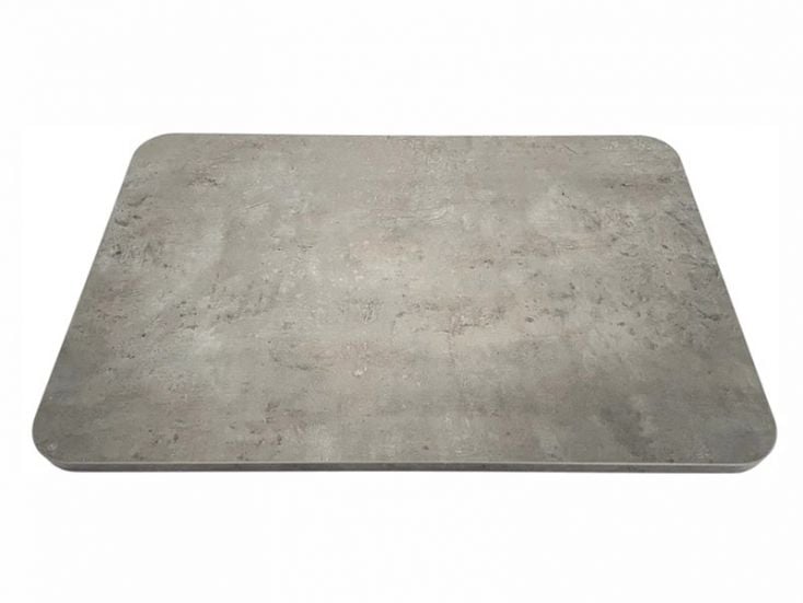 Viertec tablero de mesa de 80 x 45 cm con aspecto de hormigón
