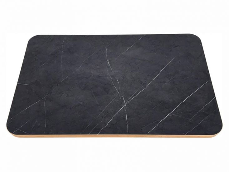Viertec tablero de mesa de 80 x 45 cm con aspecto de mármol