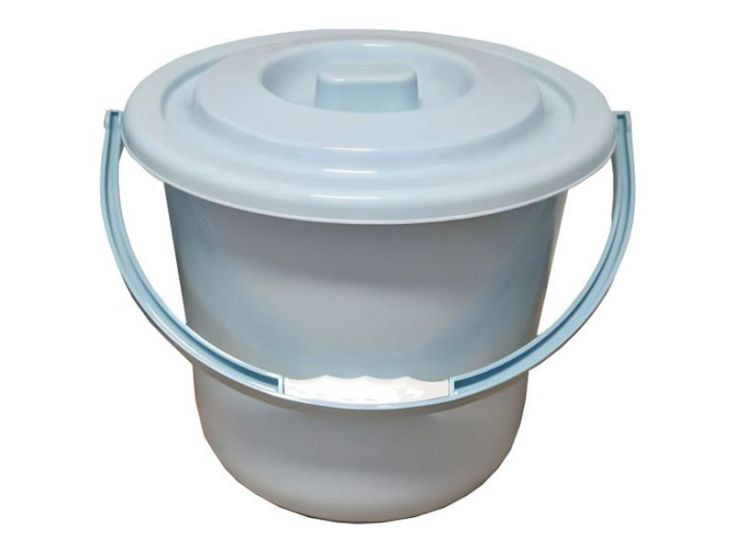 Cubo inodoro con tapa - 10 litros