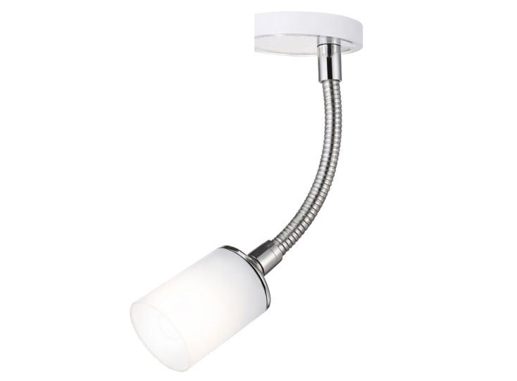 Foco de superficie flexible Travelleds - cromado