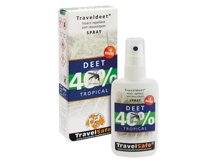 TravelSafe 2 envases repelente de mosquitos 40%
