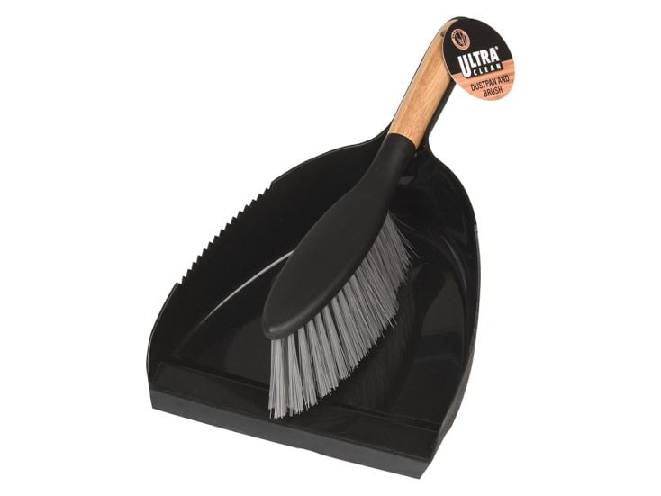 Ultra Clean cepillo y recogedor de bambú