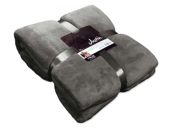 Unique Living Justin manta sherpa - Dark Grey
