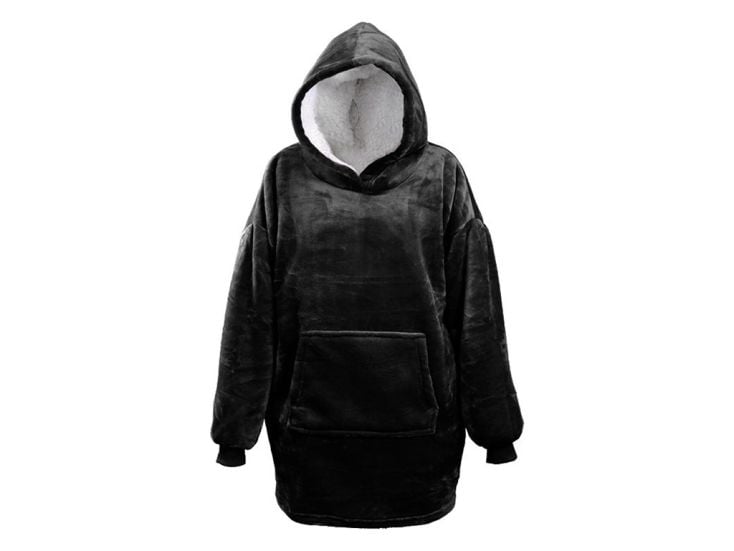 Unique Living sudadera extra grande con capucha - Black