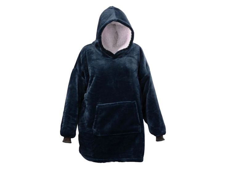 Unique Living sudadera extra grande con capucha - Blue