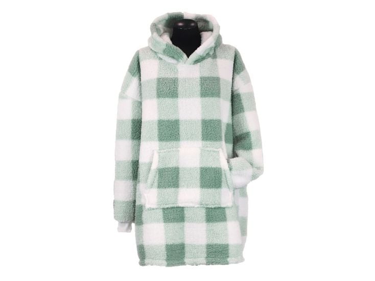 Unique Living sudadera extra grande con capucha - Green