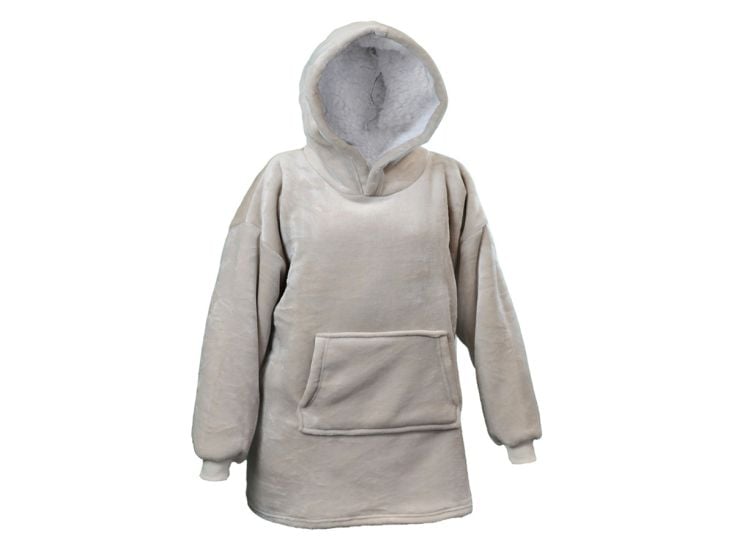 Unique Living sudadera extra grande con capucha - Chateau Grey