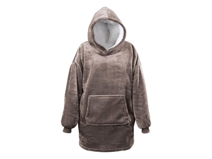 Unique Living sudadera extra grande con capucha - Taupe