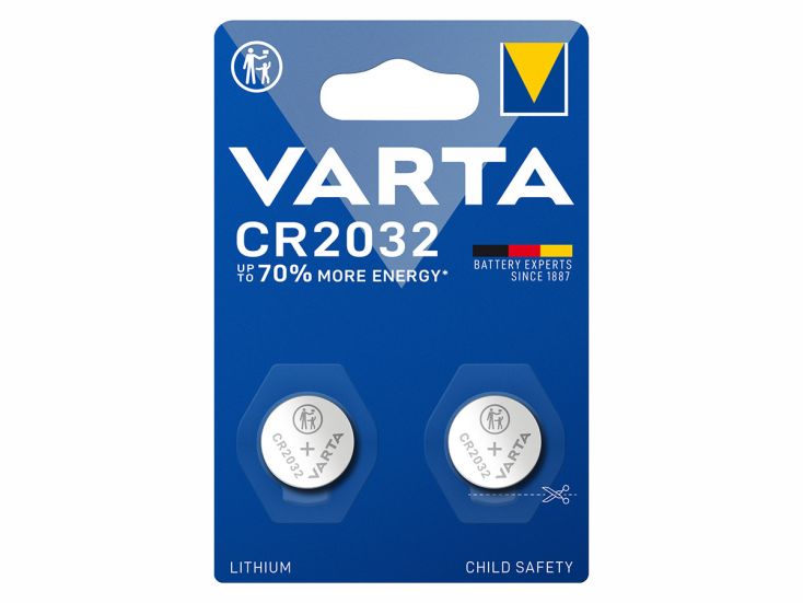 Varta 2 pilas de botón CR2032 Lithium