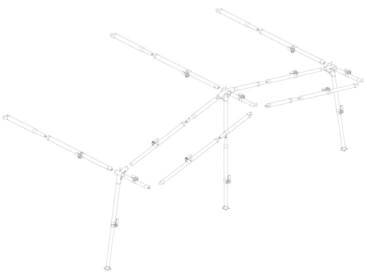 Ventura Standard 250 IXL Fibermax G14 - G16 marco de avance