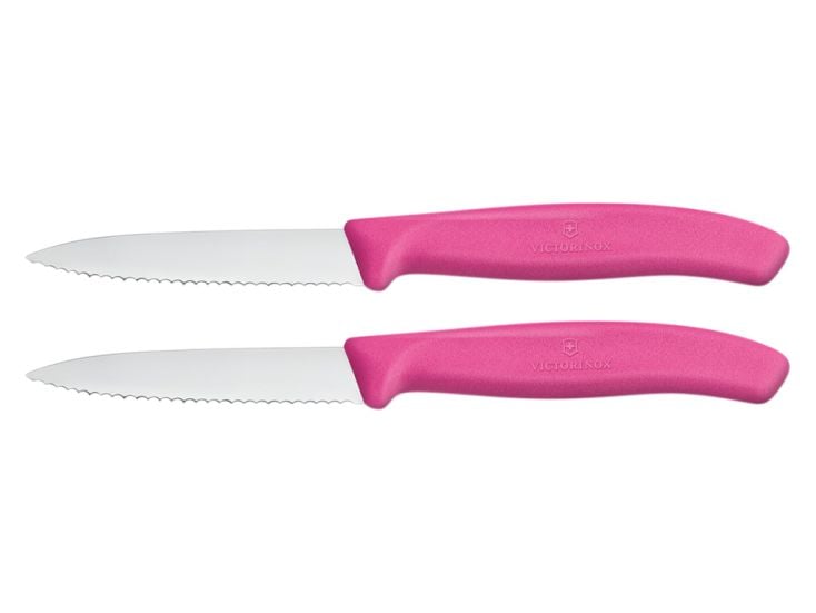 Victorinox Swiss Classic set de cuchillos para pelar de sierra - Pink