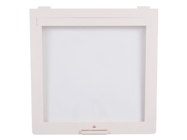 Marco con cortina antimoscas - White