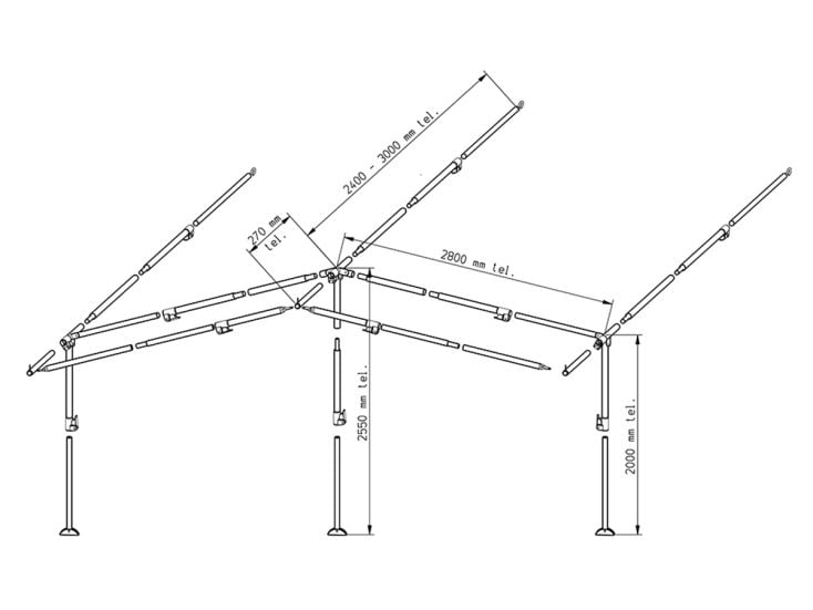 Piper marco para avance PowerGrip de aluminio 28 mm tamaño 8 - 10